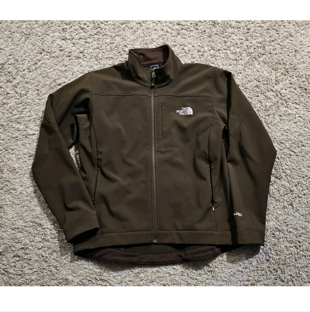 The North Face Jacket Nwot Full Zip Athletic Womens L Brown Softshell Outdoors